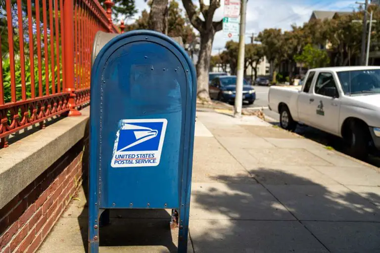 usps blue box